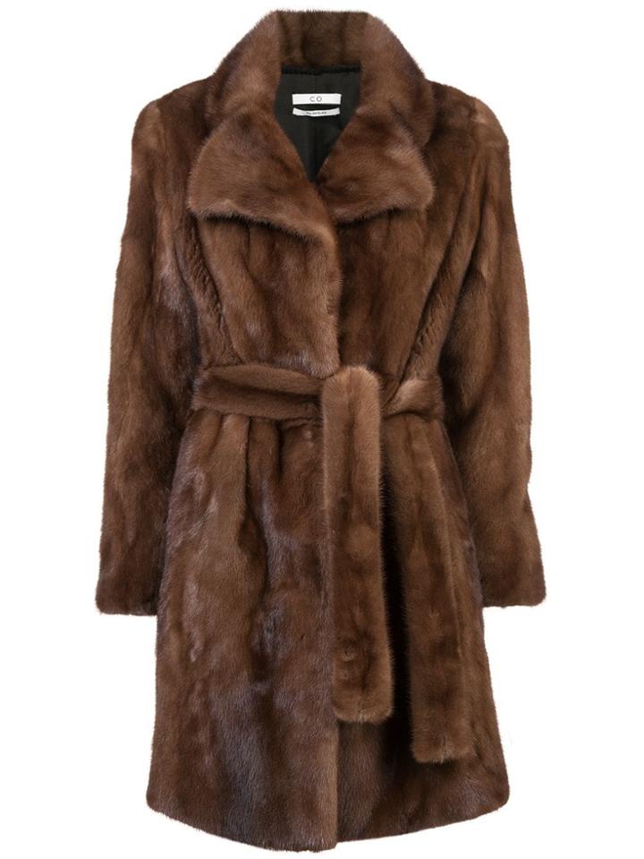 Co Mid-length Coat - Brown