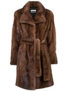 Co Mid-length Coat - Brown