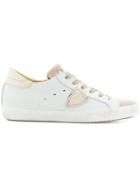Philippe Model Suede-panelled Sneakers - White