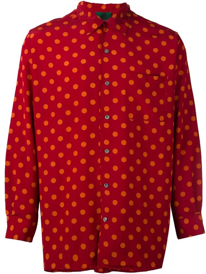 Jean Paul Gaultier Vintage Polka Dot Print Shirt
