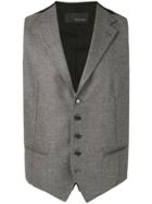 Tagliatore Fitted Waistcoat - Grey