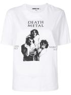 Mcq Alexander Mcqueen Death Metal Print T-shirt - White