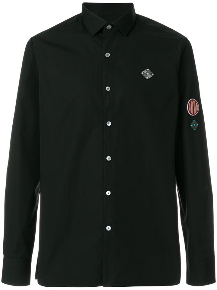 Lanvin Badge Shirt - Black