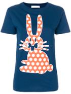 Peter Jensen Polka Dot Rabbit T-shirt - Blue