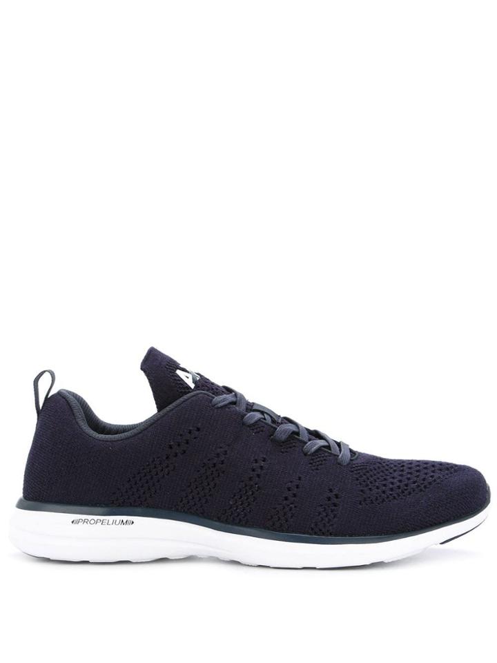 Athletic Propulsion Labs Perforated Lace-up Sneakers - Blue
