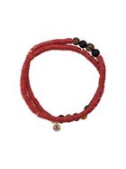 Lord And Lord Designs Tribal Wrap Bracelet - Red