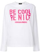 Dsquared2 Be Cool Be Nice Jumper - White