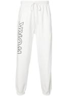 Andrea Crews 'work' Print Sweatpants, Men's, Size: Large, White, Cotton/polyester