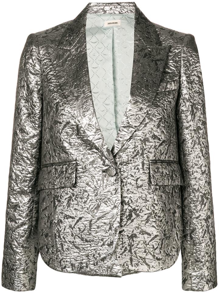 Zadig & Voltaire Vistar Jac Blazer - Metallic