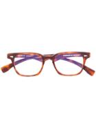 Family Affair - Square Frame Glasses - Unisex - Acetate - 46, Brown, Acetate