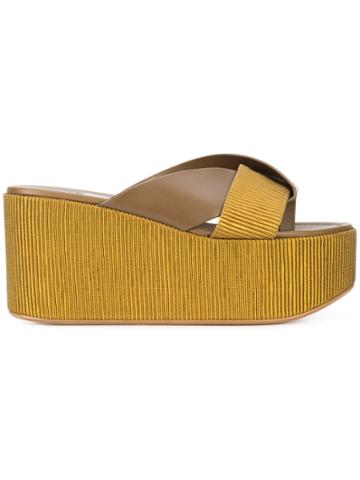Andrea Gomez Elaria Wedges - Green