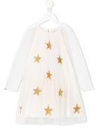 Stella Mccartney Kids 'misty' Tulle Party Dress, Toddler Girl's, Size: 4 Yrs, White