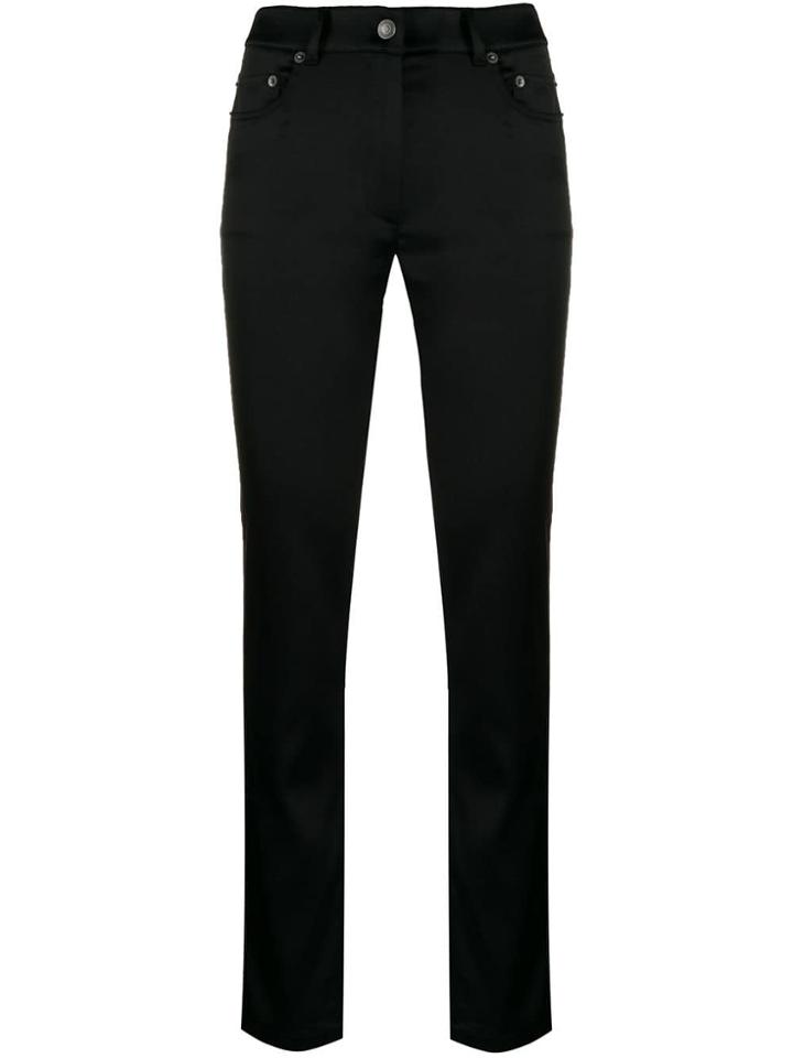 Moschino Classic Skinny-fit Trousers - Black