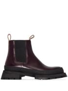 Jil Sander Chunky Chelsea Boots - Red