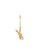 Ambush Bunny Charm Earring - Gold