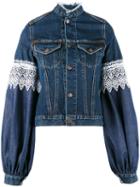 Forte Couture - 'athos' Jacket - Women - Cotton/polyester - 42, Blue, Cotton/polyester