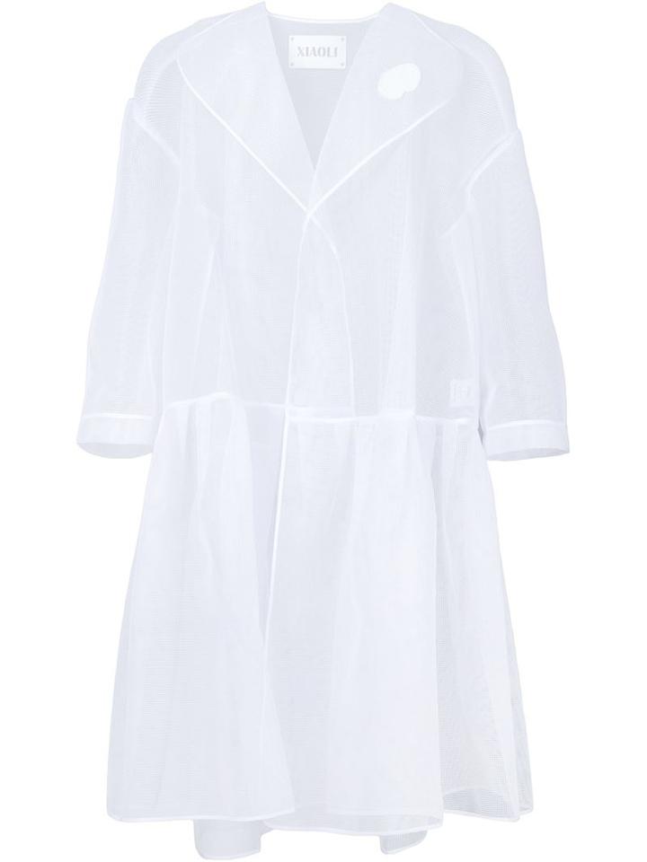 Xiao Li Sheer Oversized Coat
