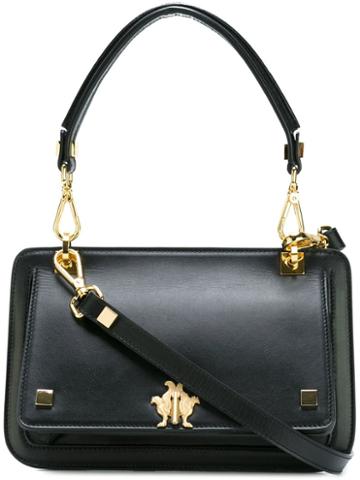 Giancarlo Petriglia Flap Crossbody Bag, Women's, Black