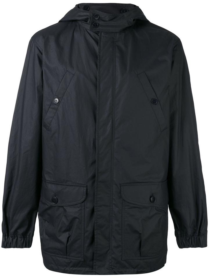A.p.c. - Hooded Jacket - Men - Cotton/polyurethane/modal - L, Blue, Cotton/polyurethane/modal
