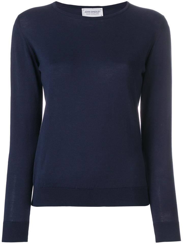 John Smedley Messina Sweater - Blue