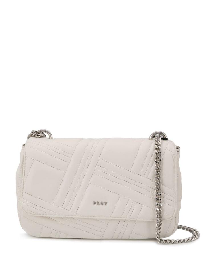 Dkny Quilted Shoulder Bag - White