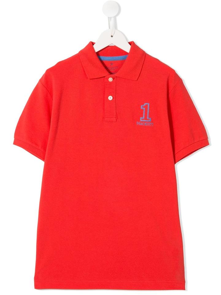 Hackett Kids No. 1 Class Ss Polo Top - Orange
