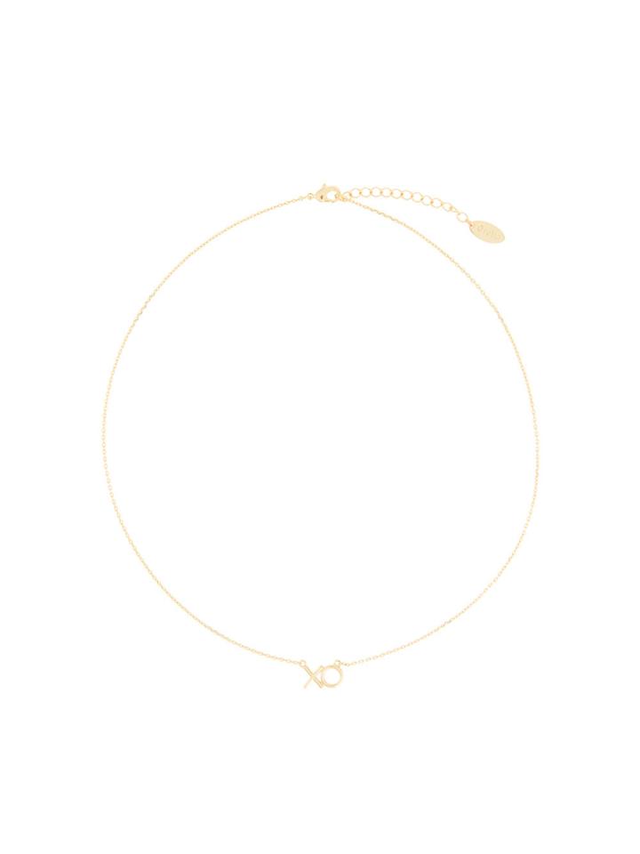 Orelia Ox Necklace - Metallic