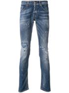 Dondup Slim-fit Distressed Jeans - Blue