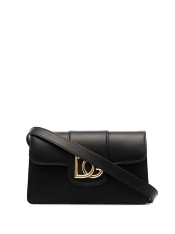 Dolce & Gabbana Millennials Logo Plaque Belt Bag - Black