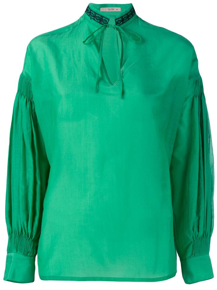 Etro Shift Blouse - Green