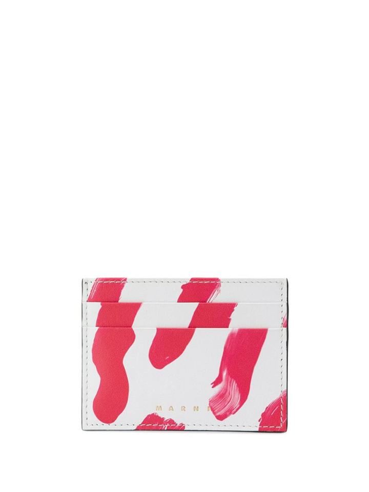 Marni Printed Cardholder - White