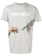 Maison Margiela Graphic Logo Print T-shirt - Grey