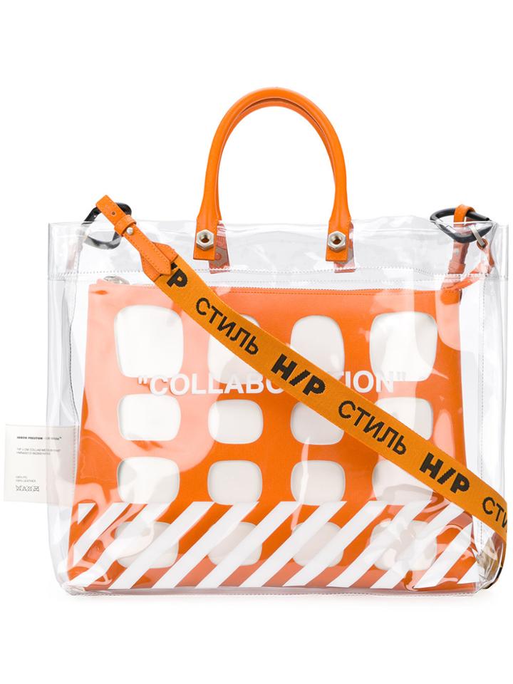 Heron Preston Hp X Of Tote - Yellow & Orange