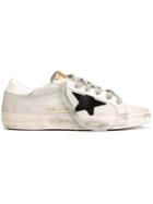 Golden Goose Deluxe Brand Super Star Sneakers, Women's, Size: 36, White, Leather/nylon/rubber