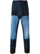 Antonio Marras Patchwork Jeans, Men's, Size: 46, Blue, Cotton