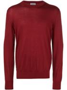 Lanvin Cashmere Classic Knit Sweater - Red