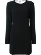Alexander Wang Chain Detail Dress, Women's, Size: 2, Black, Polyester/spandex/elastane/viscose