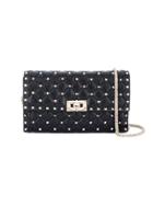 Valentino Black Rockstud Spike Cross Body Bag