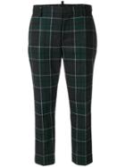 Dsquared2 Checked Trousers - Green