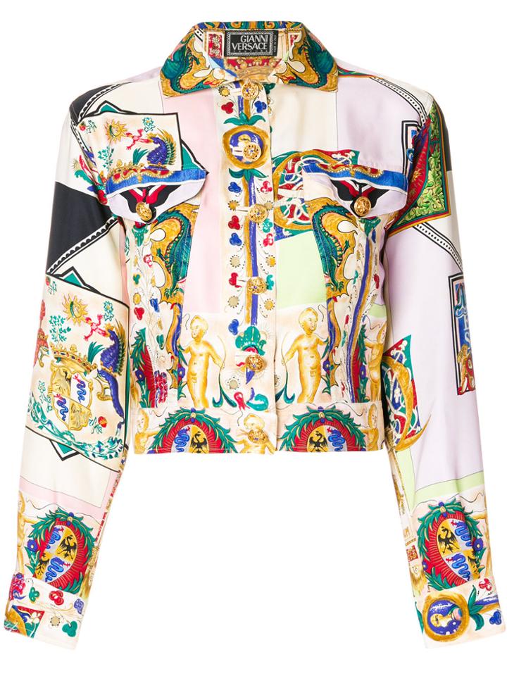 Versace Vintage Atelier Printed Jacket - Multicolour