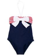 Mc2 Saint Barth - Stacy Swimsuit - Kids - Polyamide/spandex/elastane - 12 Yrs, Blue