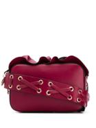 Red Valentino Red(v) Rock Ruffles Shoulder Bag
