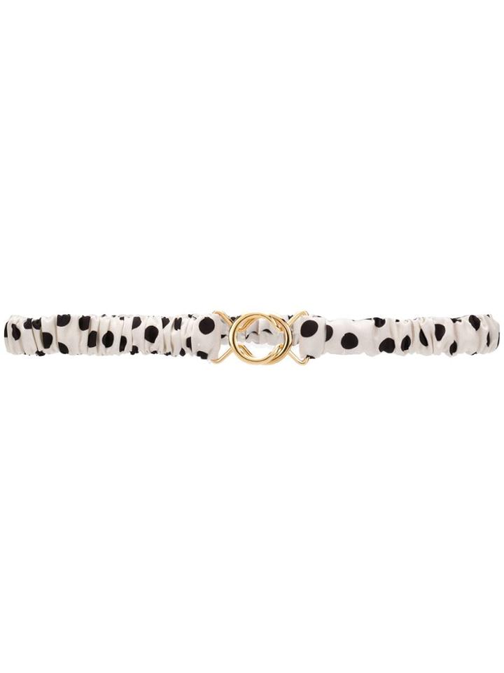 Ca & Lou Smoky Belt - White