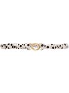 Ca & Lou Smoky Belt - White