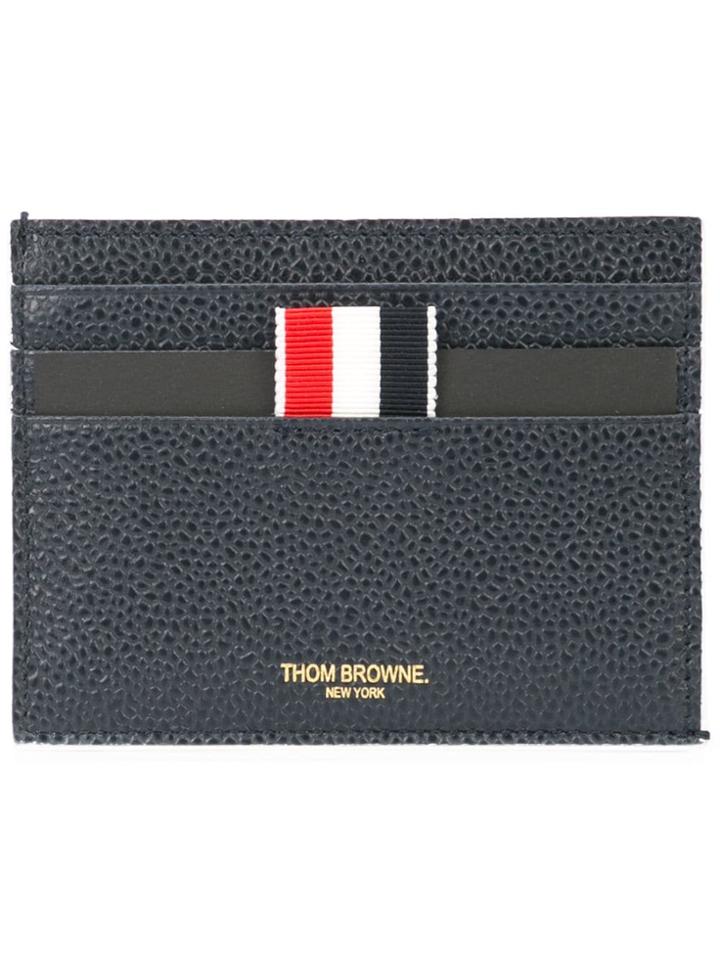 Thom Browne Logo Cardholder - Blue