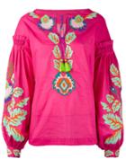 Yuliya Magdych - Edentree Huge Blouse - Women - Cotton - L, Pink/purple, Cotton
