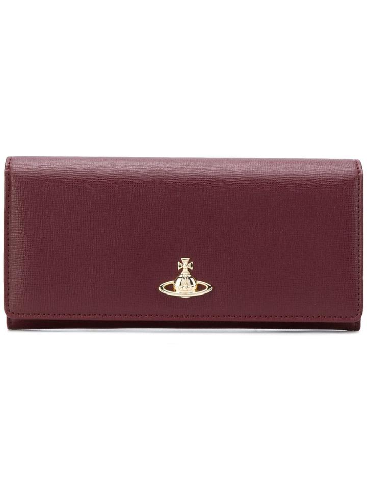 Vivienne Westwood Logo Continental Wallet - Red