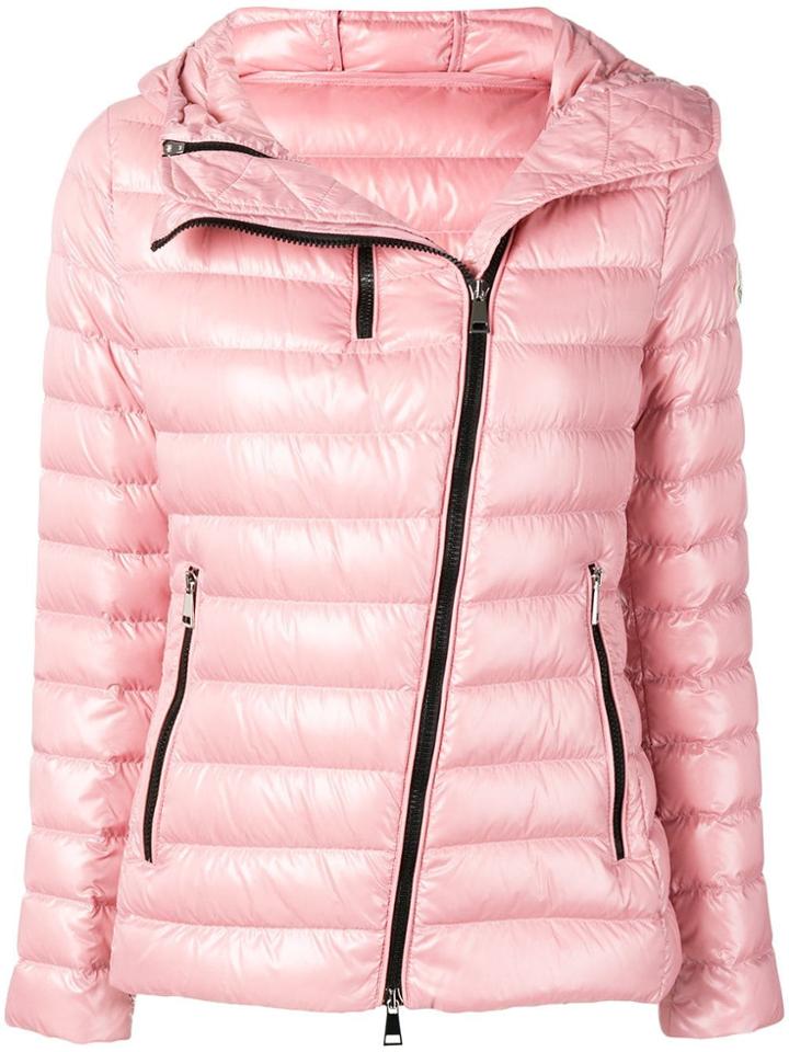 Moncler Hooded Puffer Jacket - Pink