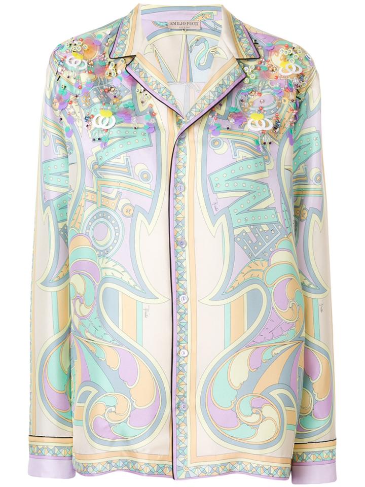 Emilio Pucci Printed Pyjama Shirt - Multicolour