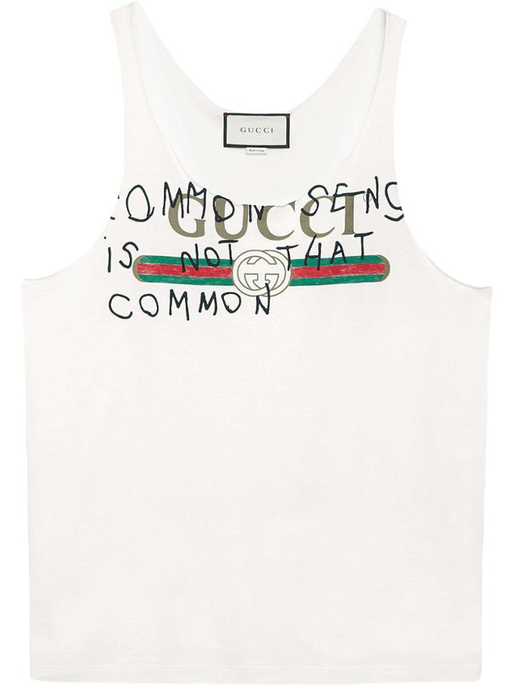 Gucci Gucci Coco Capitán Logo Tank - White